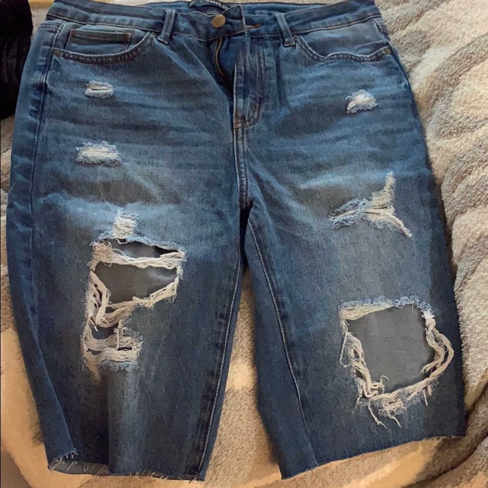 Zaful Long Shorts Jean